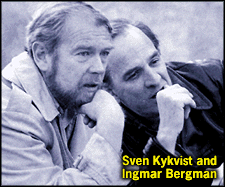 Sven Kykvist and Ingmar Bergman